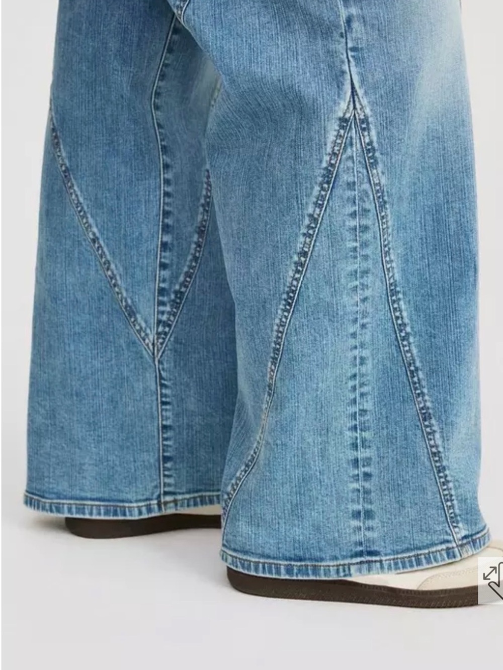 NWOT TORRID High-Rise Wide-Leg Jean With Twisted Seams - Picture 5 of 6
